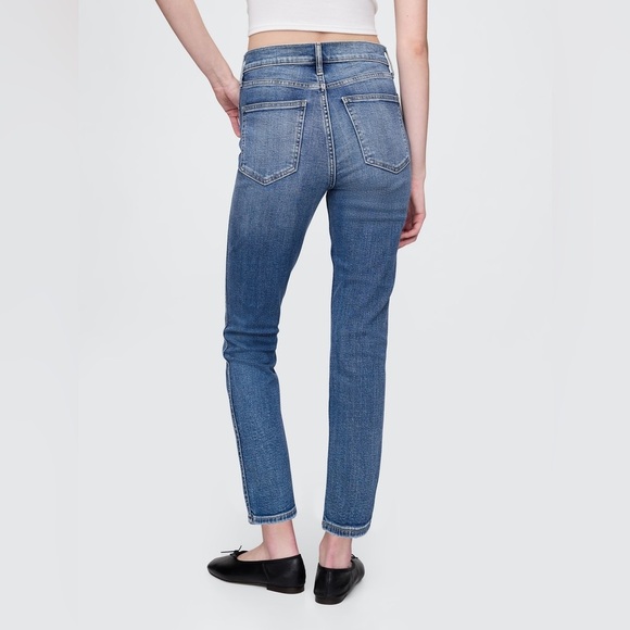 GAP Denim High Rise Vintage Slim Size 4/27 Short - Picture 2 of 5